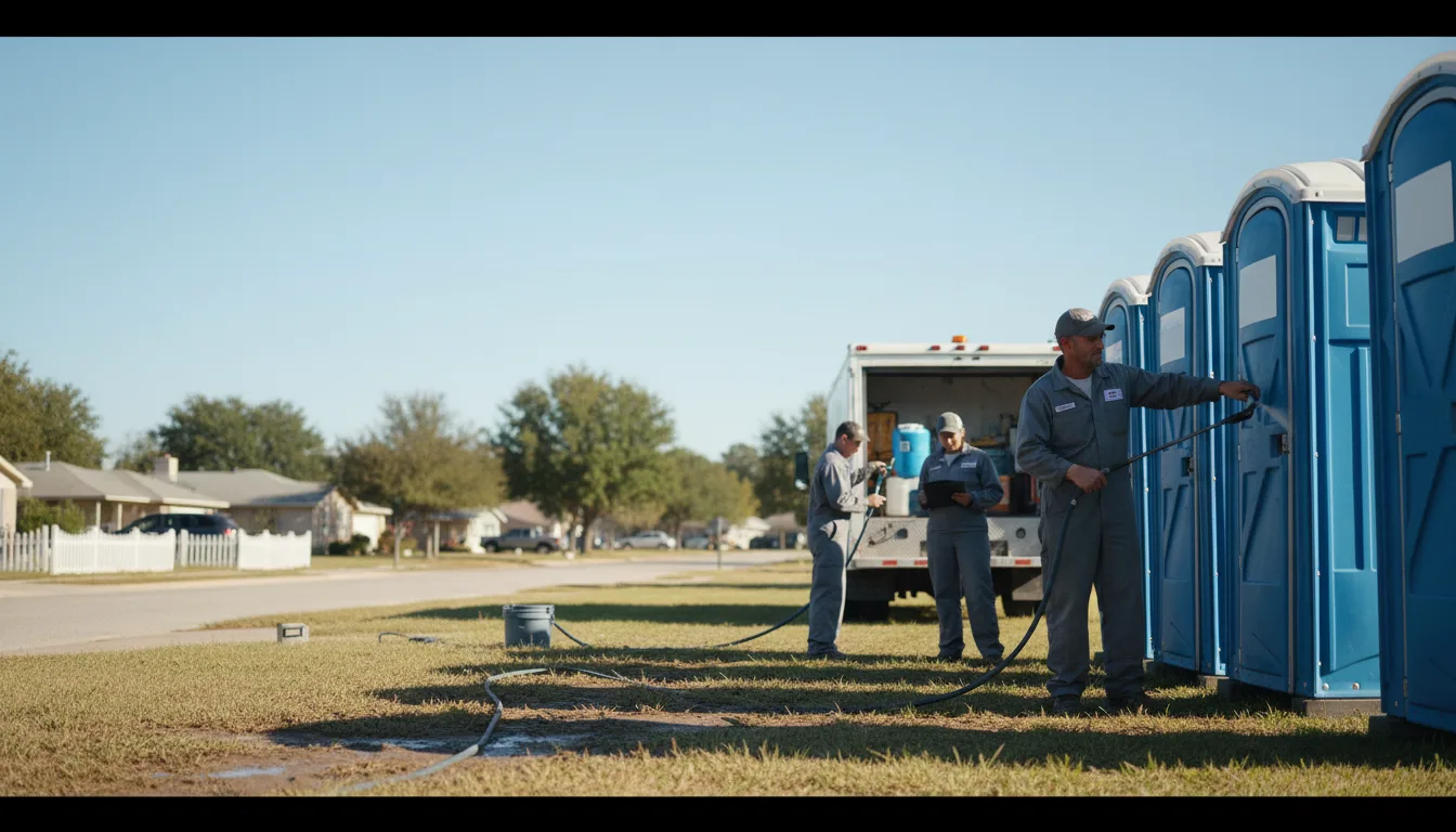 Long-Term Portable Toilet Rental in Pisek, ND near me